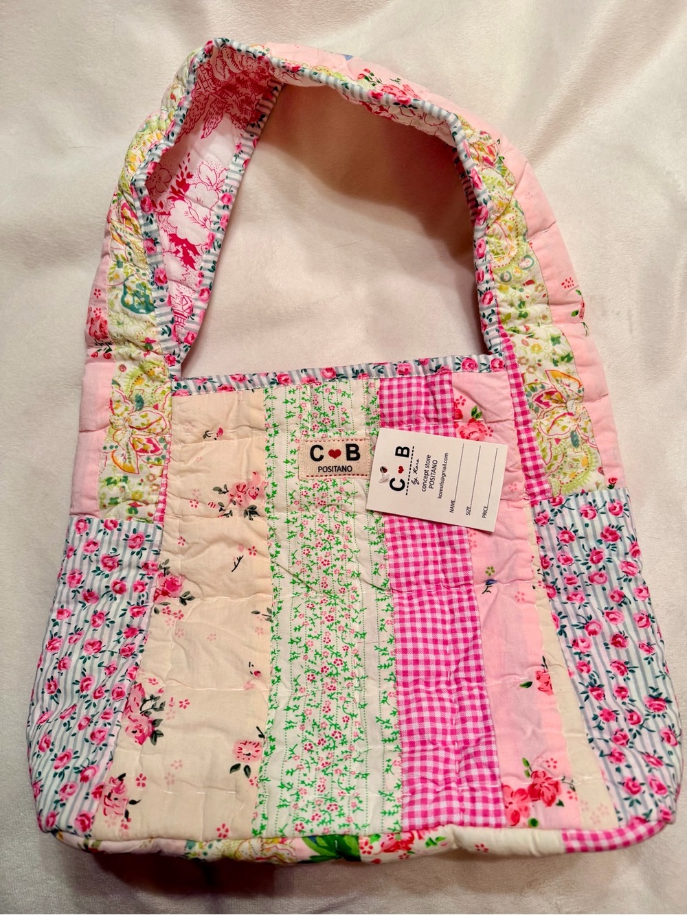 C B Positano • Babuska Bag Small Pink Pastel